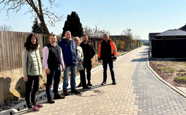 Bild vergr&ouml;&szlig;ern: Bauarbeiten im Akazienweg in Trabitz abgeschlossen