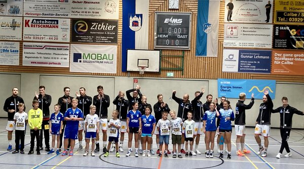 Bild vergrößern: SC Magdeburg zu Gast in Calbe