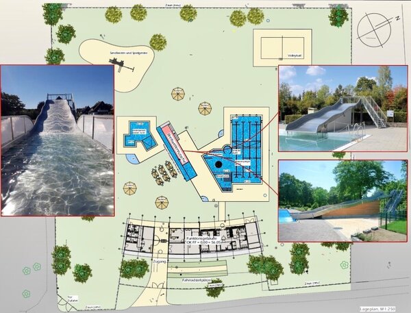 Bild vergrößern: Breitwellenrutsche