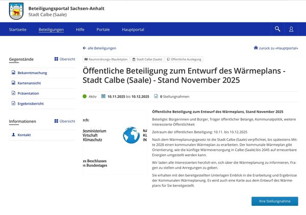 Bild vergrößern: Kommunale Wrmeplanung