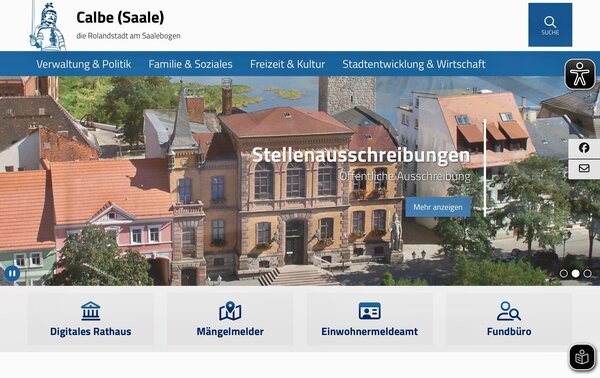 Bild vergrößern: Screenshot-Website